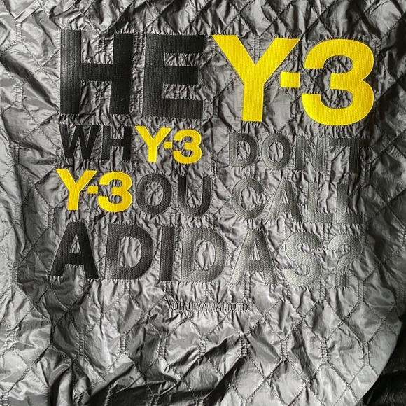New Y-3 Adidas Reversible Quilted Bomber Jacket - Picture 7 of 8